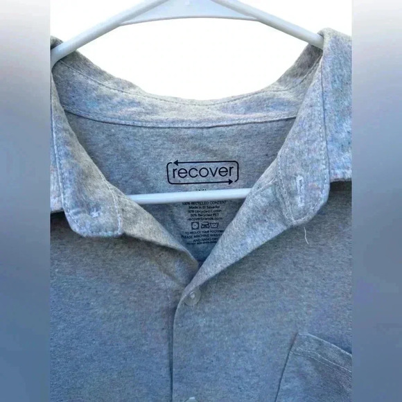 Recover Brand Eco Button Down Shirt Size XL - Picture 14 of 14